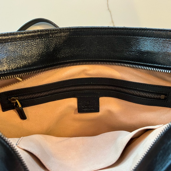 Gucci GG Marmont Leather Chain Tote - Picture 11 of 16